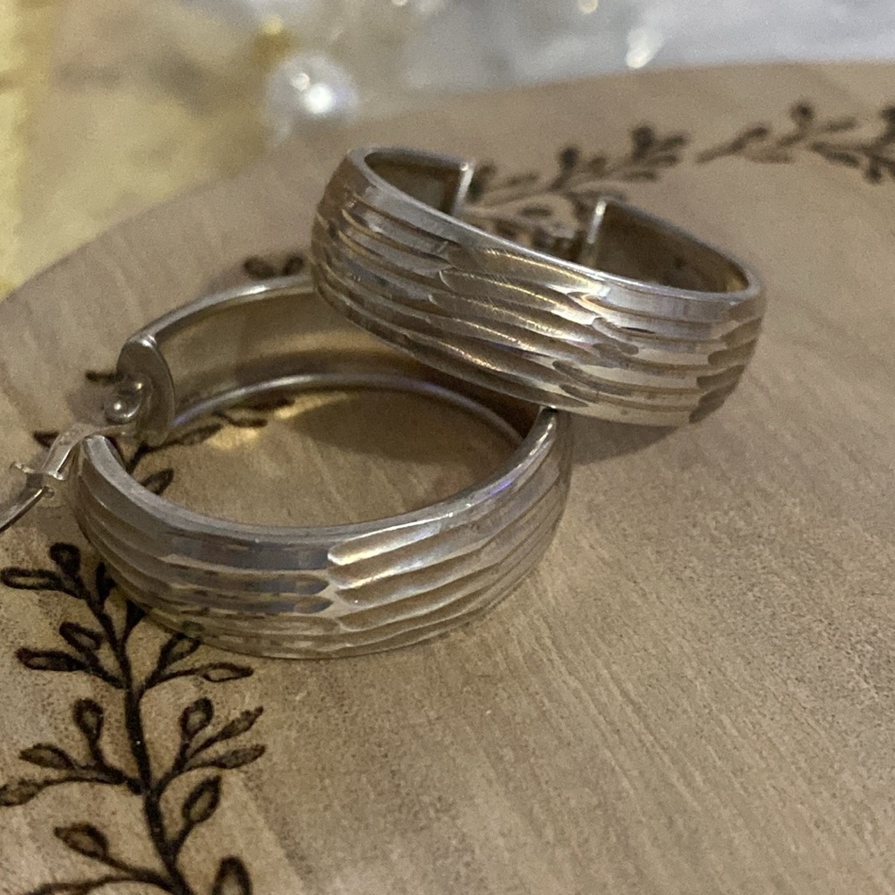 Sterling Silver Hoop Earrings